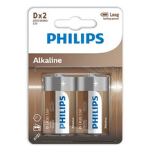 PHILIPS - ALKALINE PILA D LR20 BLISTER*2-PHILLIPS-Noxtic