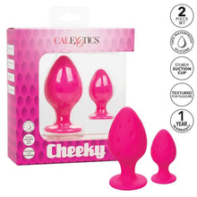 CALEXOTICS Cheeky Anal Plugs Rosa – Design Vibrante per un'Esperienza Sensazionale