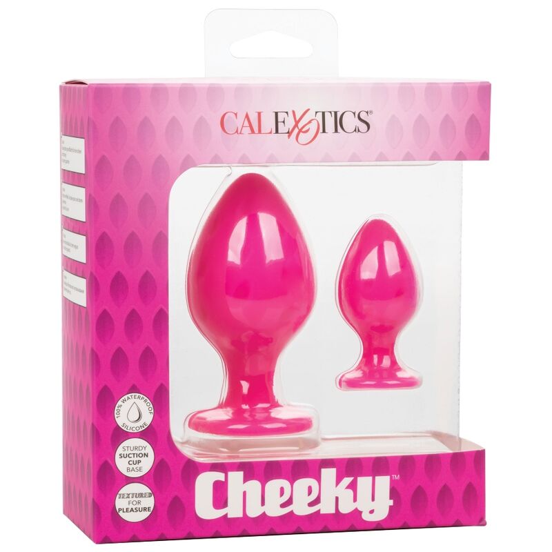 Comprar CALEXOTICS Cheeky Plugs Anales Rosa – Diseño Vibrante Para Una Experiencia Sensacional-Noxtic