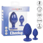 Comprar CALEXOTICS Cheeky Plugs Anales Lila – Diseño Con Textura Individual y Base Con Ventosa Para Uso Seguro-Noxtic