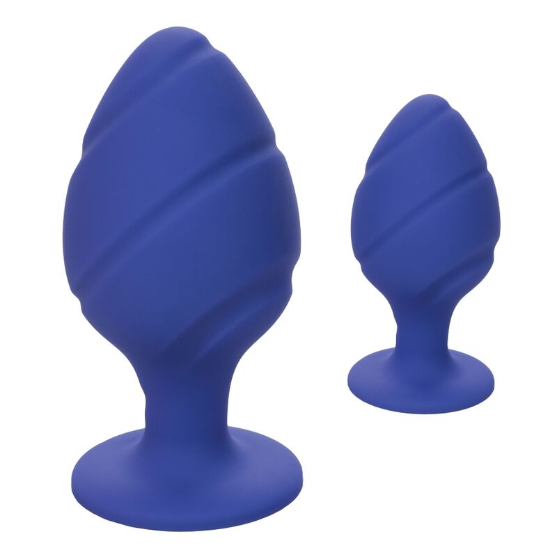 Comprar CALEXOTICS Cheeky Plugs Anales Lila – Diseño Con Textura Individual y Base Con Ventosa Para Uso Seguro-Noxtic