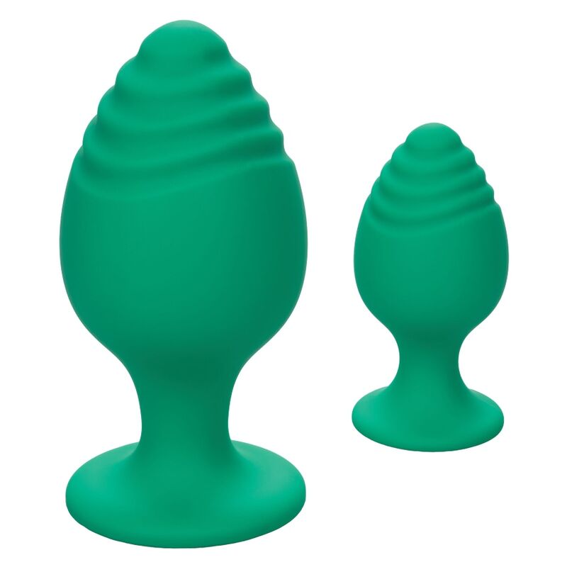Comprar CALEXOTICS Cheeky Plugs Anales Verde – Diseño Colorido Con Base Con Ventosa Para Uso Seguro-Noxtic