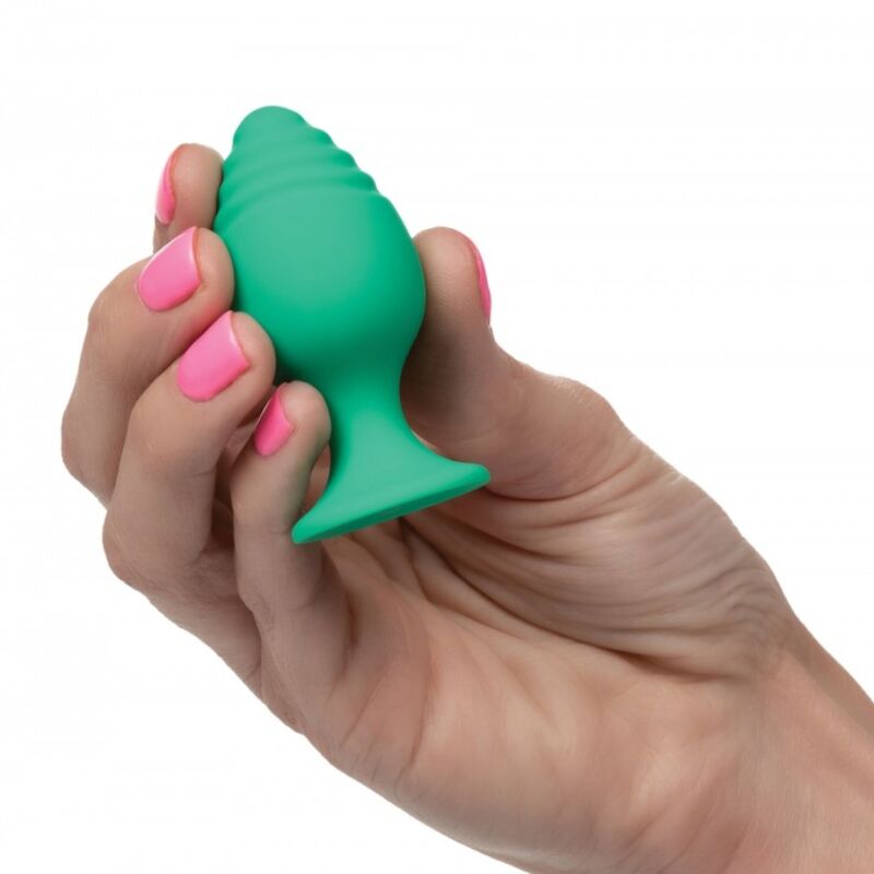 Comprar CALEXOTICS Cheeky Plugs Anales Verde – Diseño Colorido Con Base Con Ventosa Para Uso Seguro-Noxtic