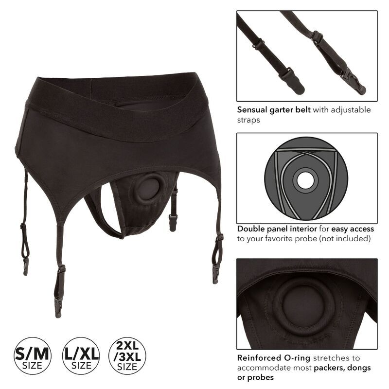 CALEXOTICS - BOUNDLESS ARNÉS TANGA CON LIGUERO L/XL-CALEXOTICS-Noxtic