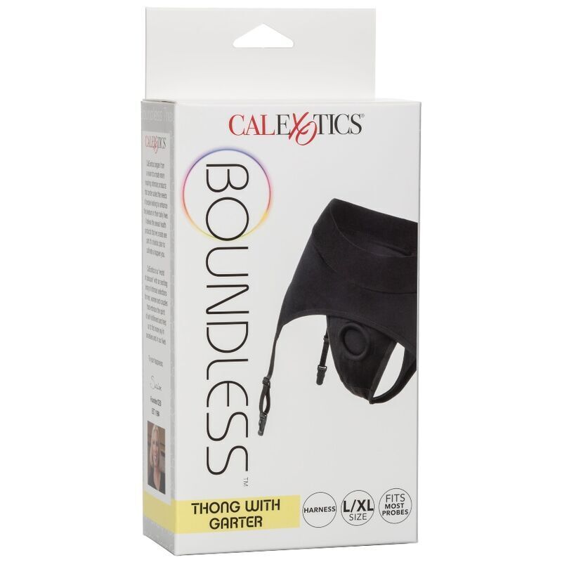 CALEXOTICS - BOUNDLESS ARNÉS TANGA CON LIGUERO S/M-CALEXOTICS-Noxtic