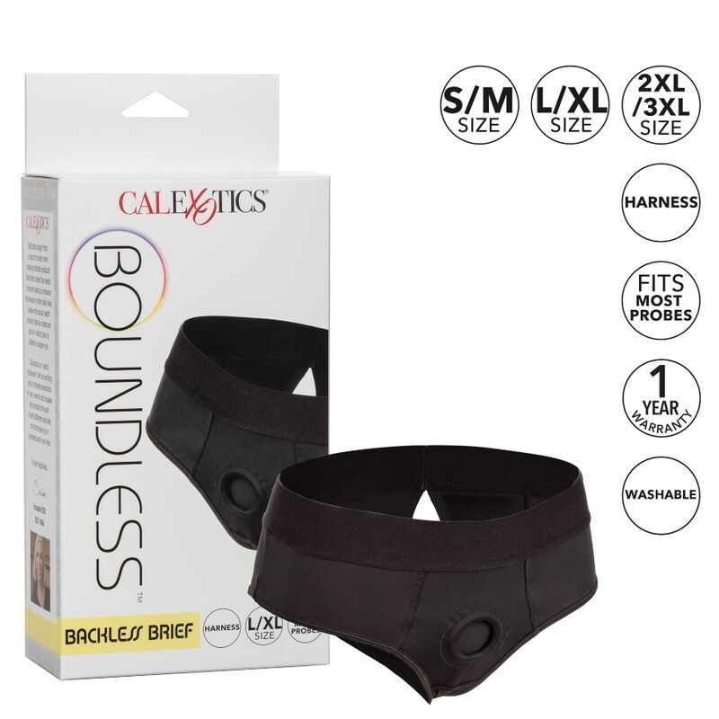 CALEXOTICS - BOUNDLESS ARNÉS CALZONCILLO CON ABERTURA TRASERA L/XL-CALEXOTICS-Noxtic