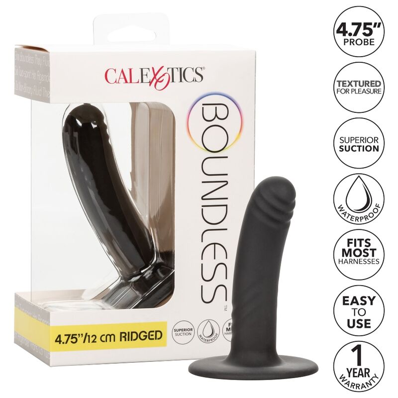Dildo CALEXOTICS Boundless da 12 cm – Design compatibile con imbracatura per un piacere personalizzato
