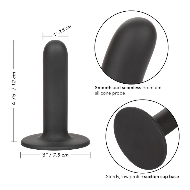 CALEXOTICS Dildo Boundless Smooth da 12 cm – Design ergonomico compatibile con imbracatura