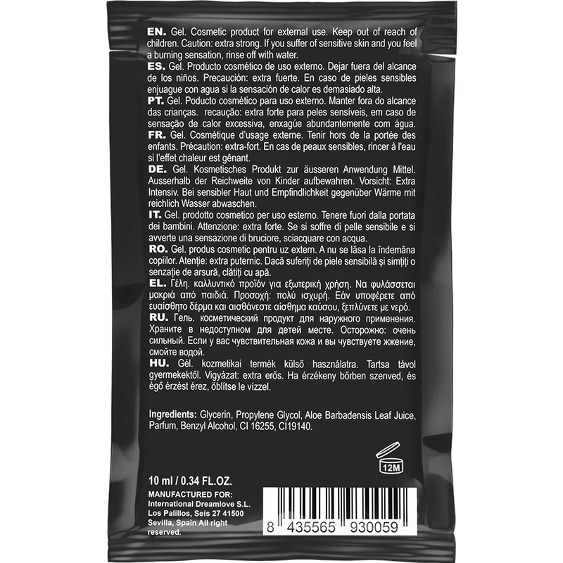 COQUETTE CHIC DESIRE Pocket Chronos Gel Ritardante per Lui 10 ML – Formula Speciale per Prolungare i Momenti Intimi