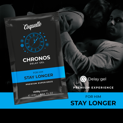 COQUETTE CHIC DESIRE Pocket Chronos Gel Ritardante per Lui 10 ML – Formula Speciale per Prolungare i Momenti Intimi