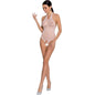 Comprar PASSION Woman BS087 Bodystocking Blanco – Diseño Elegante Para Comodidad Y Confianza Sensual-Noxtic