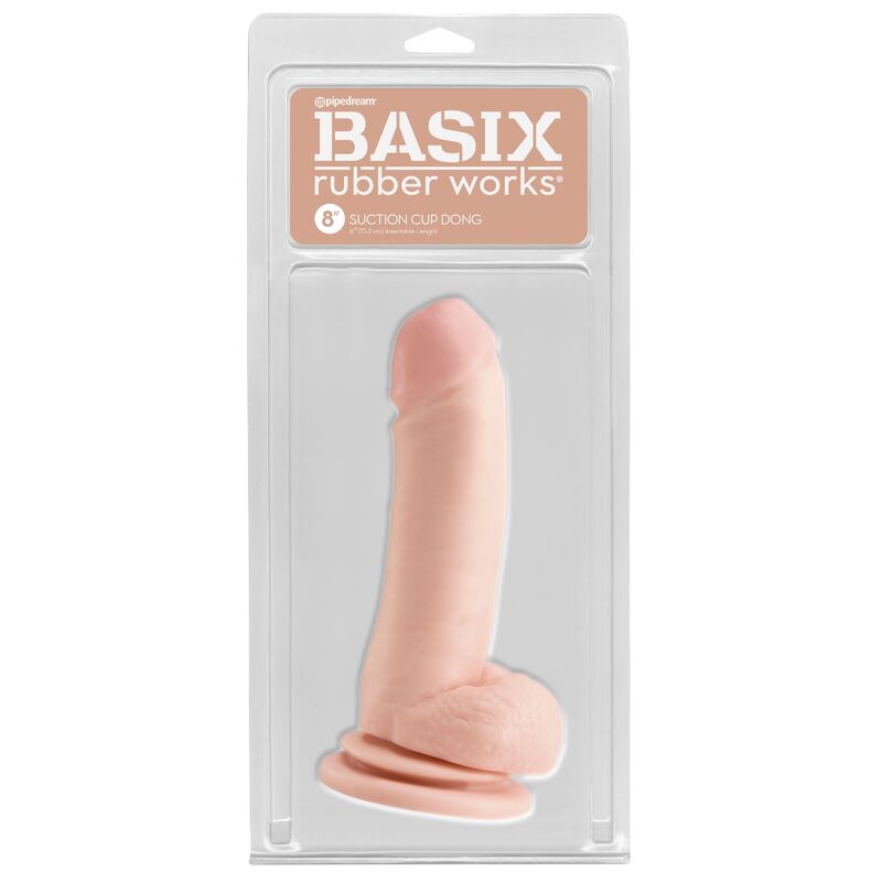 Comprar BASIX Pene De Gelatina 18 Cm – Material Hipoalergénico Con Succión Natural-Noxtic