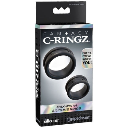 Comprar FANTASY C-RINGZ Anillas Silicona Max Width – Set Ergonómico Para Placer Confortable-Noxtic
