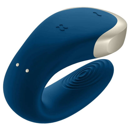 Comprar Satisfyer App Double Love Vibrador Parejas Luxury Azul – Diseño Ergonómico Para Placer Compartido-Noxtic