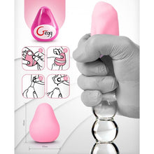 G-VIBE - PINK REUSABLE TEXTURED MASTURBATOR EGG
