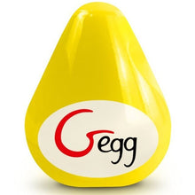 G-VIBE - REUSABLE TEXTURED YELLOW MASTURBATOR EGG