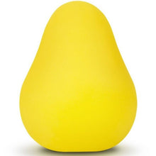 G-VIBE - REUSABLE TEXTURED YELLOW MASTURBATOR EGG