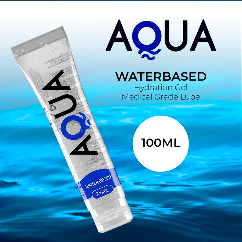 Lubrificante a base d'acqua Aqua Quality 100 ml - Morbido e setoso per l'uso con giocattoli sessuali