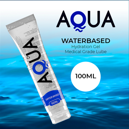 Lubrificante a base d'acqua Aqua Quality 100 ml - Morbido e setoso per l'uso con giocattoli sessuali