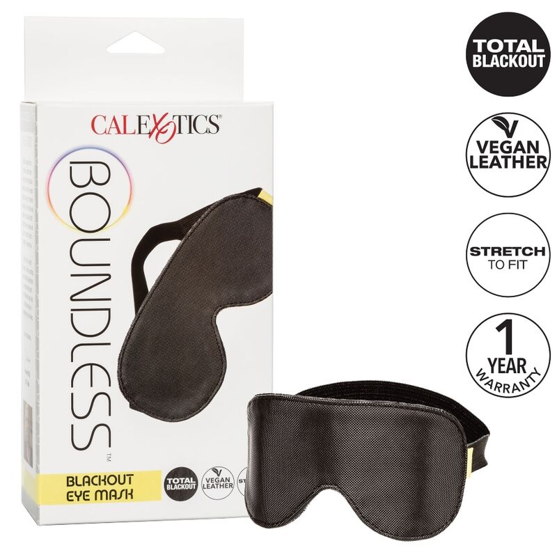 CALEXOTICS Máscara De Ojos Boundless Blackout – Diseño Confortable Para Relajación Total