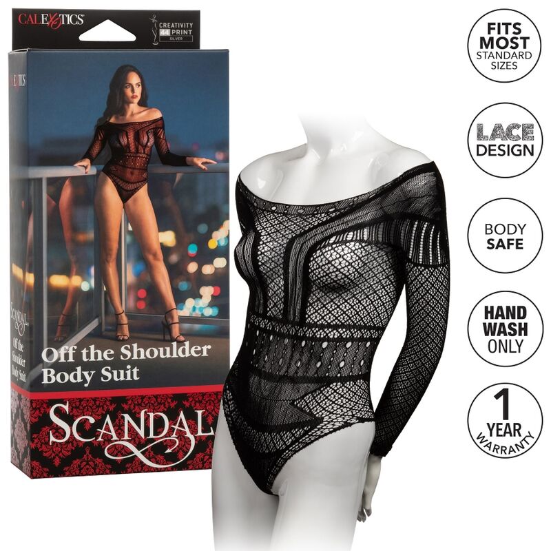 Comprar CALEXOTICS Scandal Teddy Talla Única – Traje Seductor Que Resalta Tu Figura Elegante-Noxtic