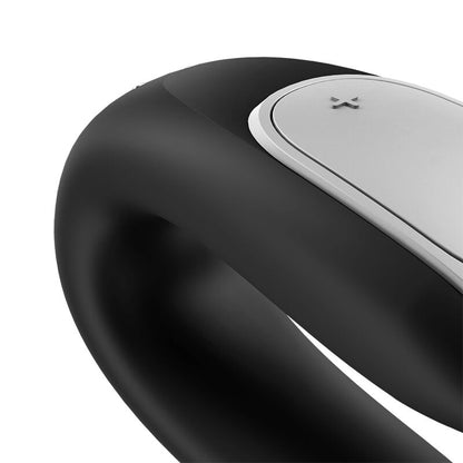 Satisfyer Double Fun Negro – Vibrador Recargable Con Diseño Innovador Para Parejas
