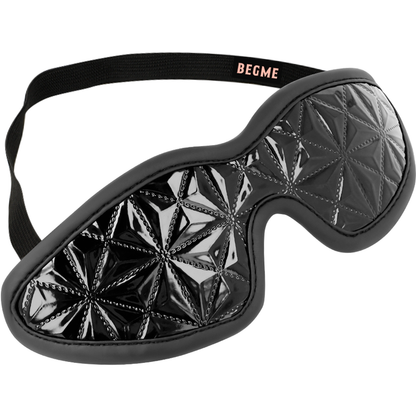 BEGME - MASCHERINA ELASTICA PER OCCHI BLACK EDITION CON FODERA IN NEOPRENE