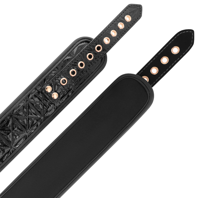 BEGME Black Edition Collar Con Cadenas – Diseño Elegante En Neopreno Para Estimulación Sensorial