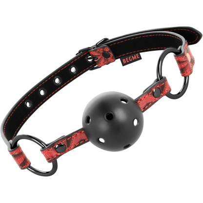 Comprar BEGME Mordaza Vegan Roja – Diseño Ajustable Para Comodidad Durante Juegos-Noxtic