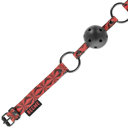 Comprar BEGME Mordaza Vegan Roja – Diseño Ajustable Para Comodidad Durante Juegos-Noxtic