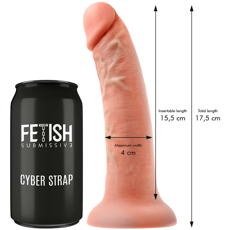 FETISH SUBMISSIVE CYBER STRAP - ARNÉS CON DILDO Y BALA CONTROL REMOTO TECNOLOGÍA WATCHME S-FETISH SUBMISSIVE-Noxtic