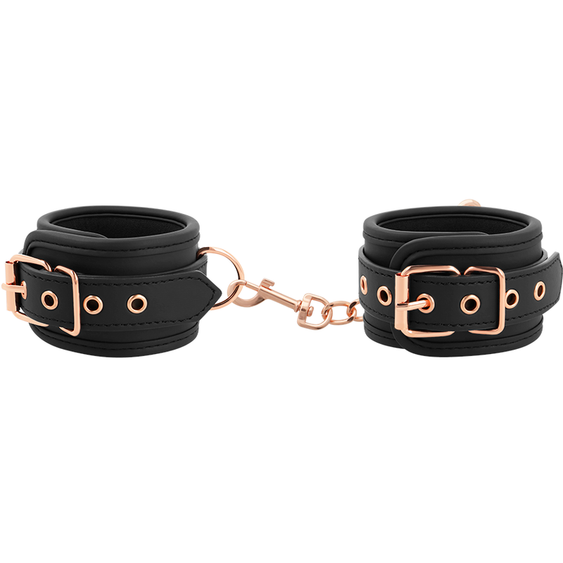 COQUETTE Chic Desire – Polsini alla caviglia in pelle vegana con fodera in neoprene