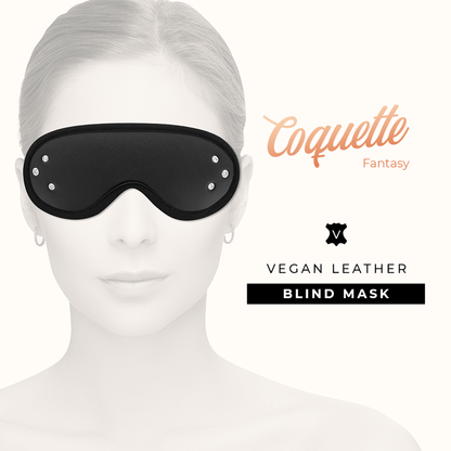 COQUETTE CHIC DESIRE - FANTASY ANTIFAZ CUERO VEGANO CON FORRO DE NEOPRENO-COQUETTE FANTASY-Noxtic