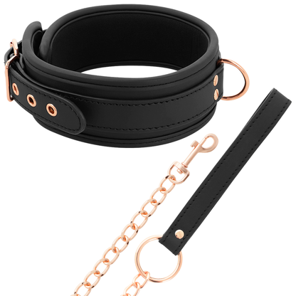 Coquette Chic Desire Collar Fantasy – Cuero Vegano Con Forro De Neopreno Para Comodidad Y Estilo