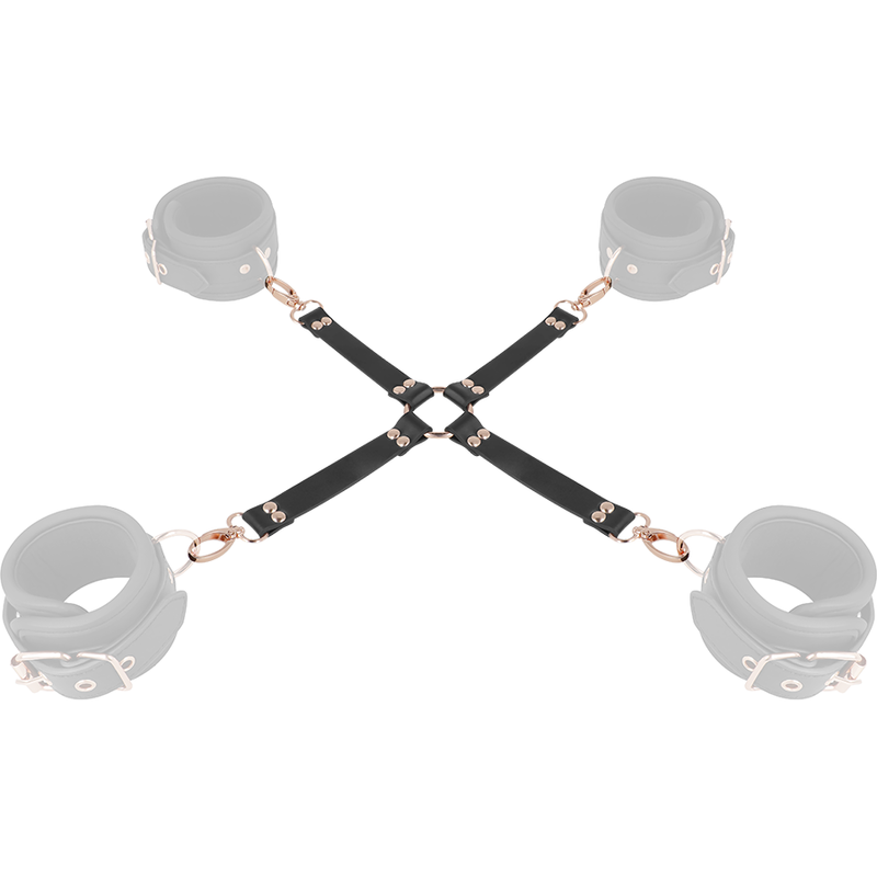 COQUETTE CHIC DESIRE Fantasy Hog Tie Cuero Vegano – Conjunto De Ataduras Para Juegos De Bondage