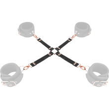 COQUETTE CHIC DESIRE Fantasy Hog Tie Cuero Vegano – Conjunto De Ataduras Para Juegos De Bondage