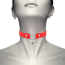 Coquette Chic Desire Collar Cuero Vegano Rojo – Accesorio Elegante Con Diseño Sofisticado
