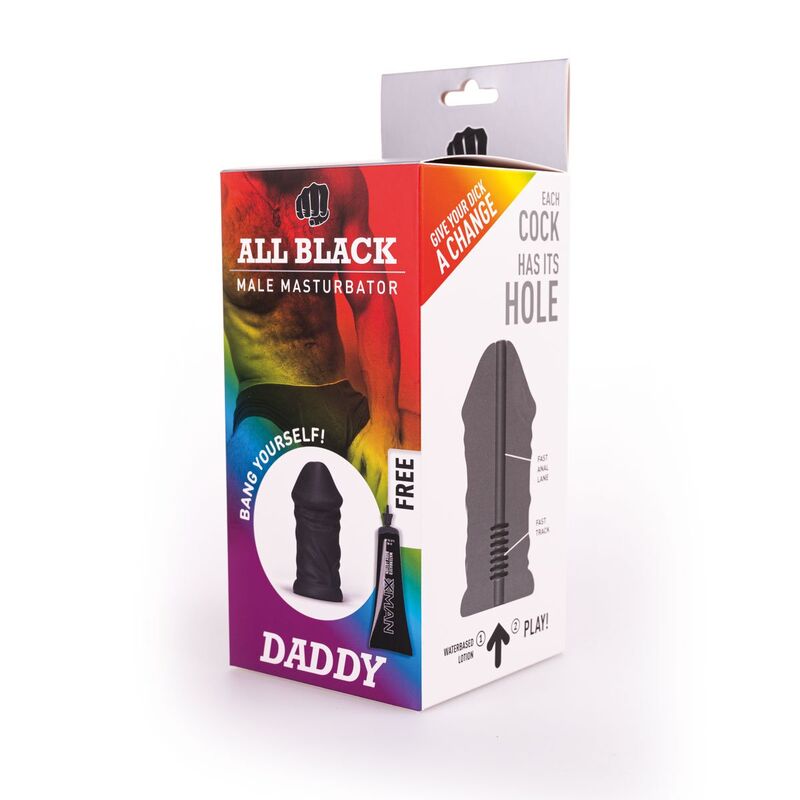 All Black Masturbador Daddy – Diseño Premium Para Una Experiencia Única De Placer