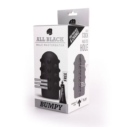 Masturbatore Bumpy ALL BLACK – Design elegante con comfort sensazionale
