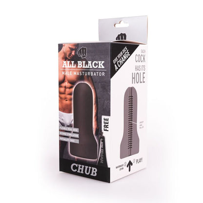 ALL BLACK Loop Masturbator Modello 2 – Design elegante per un'esperienza sensoriale unica