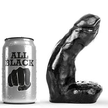 Comprar All Black Dildo Realista 15 Cm – Diseño Liso Para Un Deslizamiento Suave-Noxtic