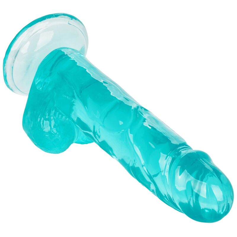 CALEXOTICS Size Queen Dildo Azul 15.3 cm – Diseño Ergonómico Para Placer Confiable