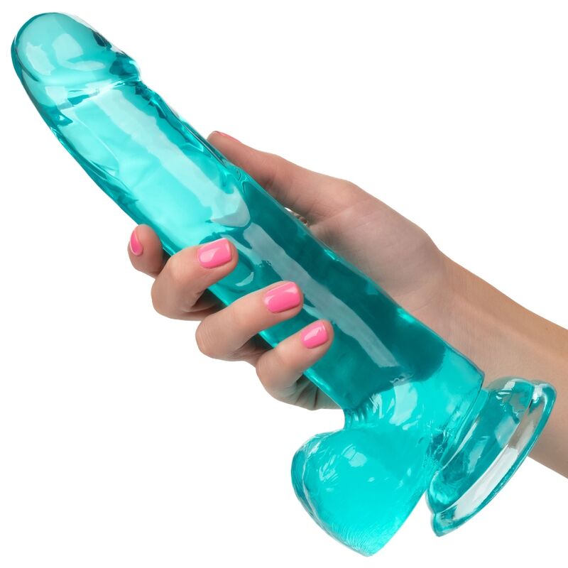 CALEXOTICS Size Queen Dildo Azul 20.3 Cm – Diseño Ergonómico Para Placer Personalizado
