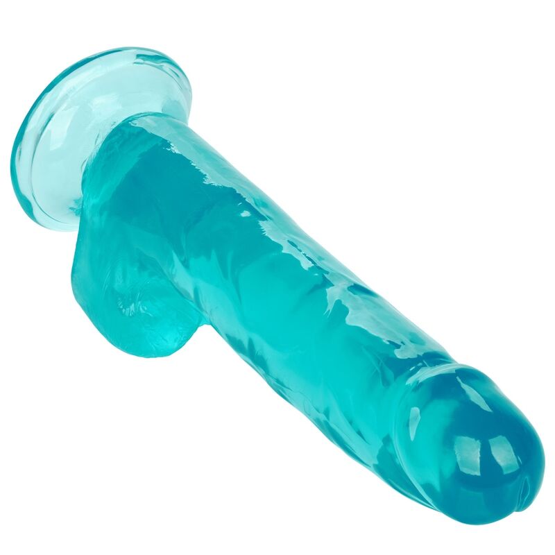 CALEXOTICS Size Queen Dildo Azul 20.3 Cm – Diseño Ergonómico Para Placer Personalizado