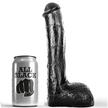Comprar All Black Pene Realístico Anal 23 Cm – Diseño Con Textura Ondulada Para Estimulación Profunda-Noxtic