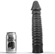 Comprar All Black Dildo 26 Cm – Diseño Ergonómico Con Textura Estriada Para Mayor Placer-Noxtic