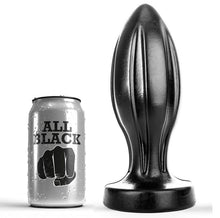 Comprar ALL BLACK Plug Anal 21 Cm – Diseño Suave Con Surcos Sensacionales Para Placer Intenso-Noxtic