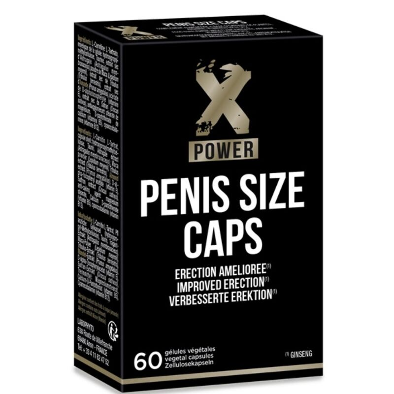 XPOWER - PENIS SIZE CAPS MEJORA DE LA ERECCIÓN 60 CAP-XPOWER-Noxtic
