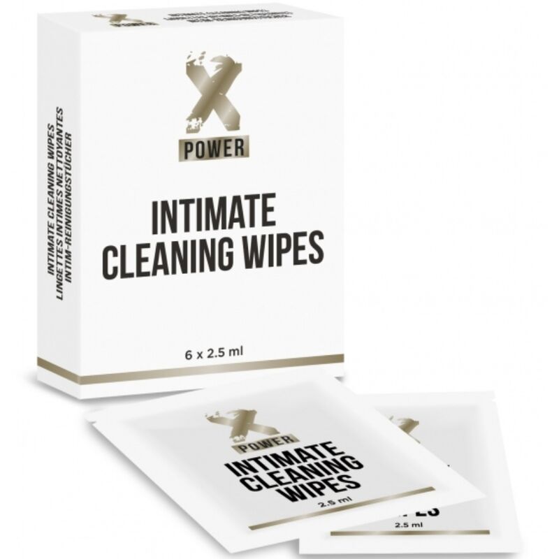 XPOWER - INTIMATE CLEANING WIPES TOALLITAS LIMPIEZA INTIMA 6 UNIDADES-XPOWER-Noxtic
