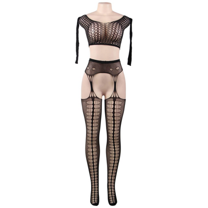 Comprar QUEEN LINGERIE Bodystocking Manga Larga – Lencería Elegante Con Comodidad Sensual-Noxtic